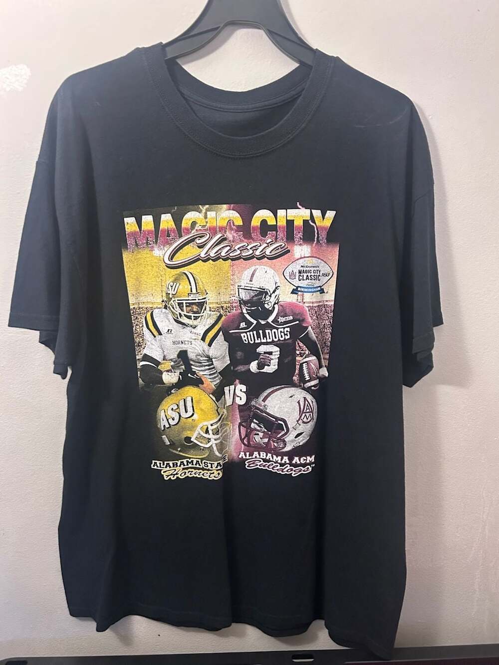 Magic City Classic Alabama State Hornets vs Alabama A&M Bulldogs Graphic T-Shirt
